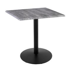 36" Tall OD214 Indoor/Outdoor All-Season Table with 30" x 30" Square Greystone Top