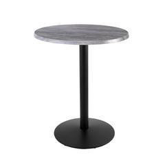 42" Tall OD214 Indoor/Outdoor All-Season Table with 30" Diameter Greystone Top