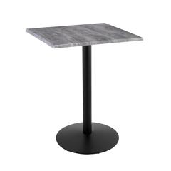42" Tall OD214 Indoor/Outdoor All-Season Table with 30" x 30" Square Greystone Top