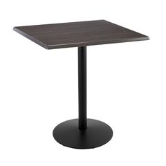 42" Tall OD214 Indoor/Outdoor All-Season Table with 36" x 36" Square Charcoal Top
