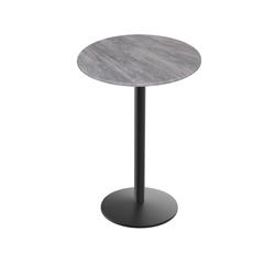36" Tall OD214 Indoor/Outdoor All-Season Table with 32" Diameter Greystone Top