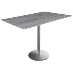 36" Tall OD214 Indoor/Outdoor AllSeason Table with 32" x 48" Greystone Top