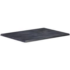 32" x 48" Black Steel, Indoor/Outdoor All-Season EnduroTop Table Top