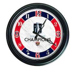 Florida Panthers - 2025 Stanley Cup Indoor/Outdoor LED Wall Clock