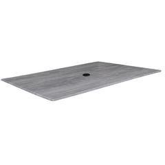 32" x 48" Greystone, Indoor/Outdoor All-Season EuroSlim Table Top with Umbrella Hole