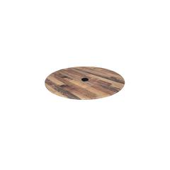 32" Diameter Rustic, Indoor/Outdoor All-Season EuroSlim Table Top with Umbrella Hole