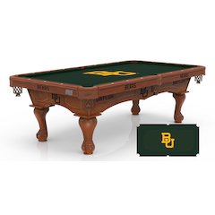 Baylor University 8' Pool Table with a Chardonnay Finish