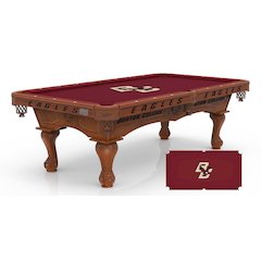 Boston College 8' Pool Table with a Chardonnay Finish