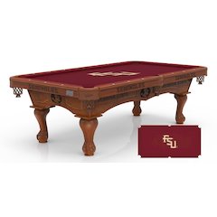 Florida State 8' Pool Table with a Chardonnay Finish
