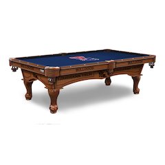 Louisiana Tech University 8' Pool Table with a Chardonnay Finish
