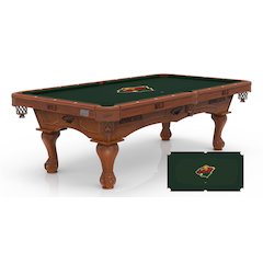 Minnesota Wild 8' Pool Table with a Chardonnay Finish