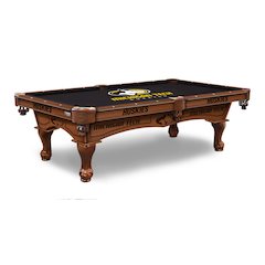 Michigan Tech University 8' Pool Table with a Chardonnay Finish