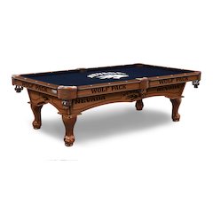 University of Nevada 8' Pool Table with a Chardonnay Finish