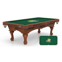 Northern Michigan University 8' Pool Table with a Chardonnay Finish