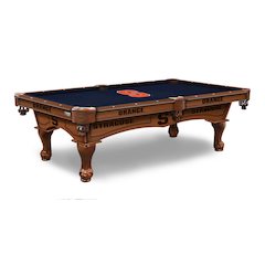 Syracuse University 8' Pool Table with a Chardonnay Finish