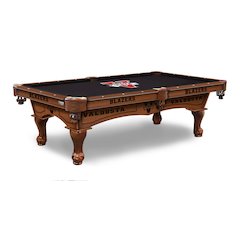 Valdosta State University 8' Pool Table with a Chardonnay Finish