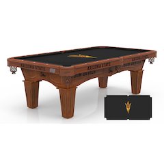 Arizona State University (Pitchfork) 8' Pool Table with a Chardonnay Finish