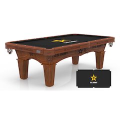 United States Army 8' Pool Table with a Chardonnay Finish