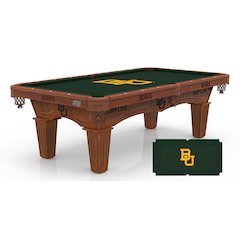 Baylor University 8' Pool Table with a Chardonnay Finish