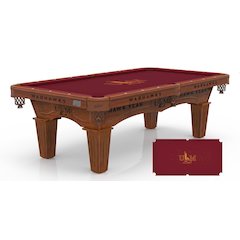 University of Louisiana at Monroe 8' Pool Table with a Chardonnay Finish