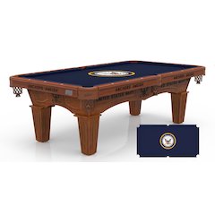 U.S. Navy 8' Pool Table by the Holland Bar Stool Company