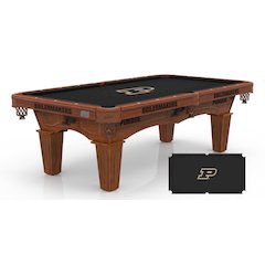 Purdue University 8' Pool Table with a Chardonnay Finish