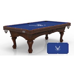United States Air Force 8' Pool Table with a Navajo Finish