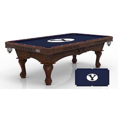 Brigham Young University 8' Pool Table with a Navajo Finish