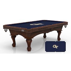 Georgia Tech 8' Pool Table with a Navajo Finish