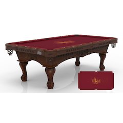 University of Louisiana at Monroe 8' Pool Table with a Navajo Finish