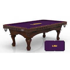 Louisiana State University 8' Pool Table with a Navajo Finish
