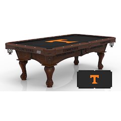 University of Tennessee 8' Pool Table with a Navajo Finish