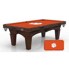 Clemson University 8' Pool Table with a Navajo Finish