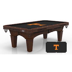 University of Tennessee 8' Pool Table with a Navajo Finish