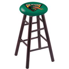 Maple Counter Stool in Dark Cherry Finish with UAB Seat