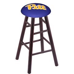 Maple Counter Stool in Dark Cherry Finish with Pitt Seat