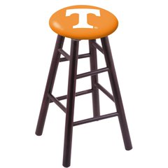 Maple Bar Stool in Dark Cherry Finish with Tennessee Seat