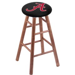 Maple Counter Stool in Medium Finish with Alabama Seat