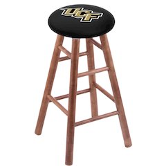 Maple Bar Stool in Medium Finish with Central Florida Seat