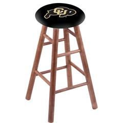 Maple Bar Stool in Medium Finish with Colorado Seat