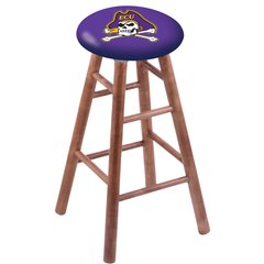 Maple Counter Stool in Medium Finish with East Carolina Seat