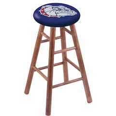 Maple Counter Stool in Medium Finish with Gonzaga Seat