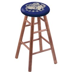 Maple Counter Stool in Medium Finish with Georgetown Seat