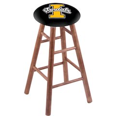 Maple Bar Stool in Medium Finish with Idaho Seat