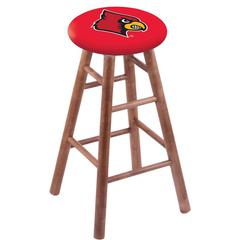 Maple Bar Stool in Medium Finish with Louisville Seat