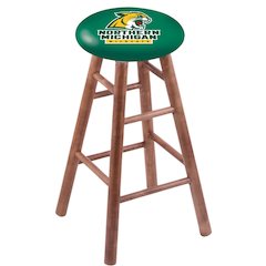 Maple Counter Stool in Medium Finish with Northern Michigan Seat