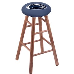 Maple Counter Stool in Medium Finish with Penn State Seat