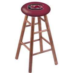 Maple Counter Stool in Medium Finish with South Carolina Seat