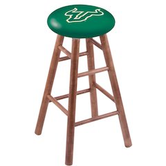 Maple Counter Stool in Medium Finish with South Florida Seat