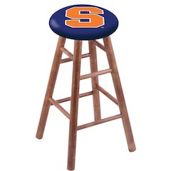 Maple Counter Stool in Medium Finish with Syracuse Seat